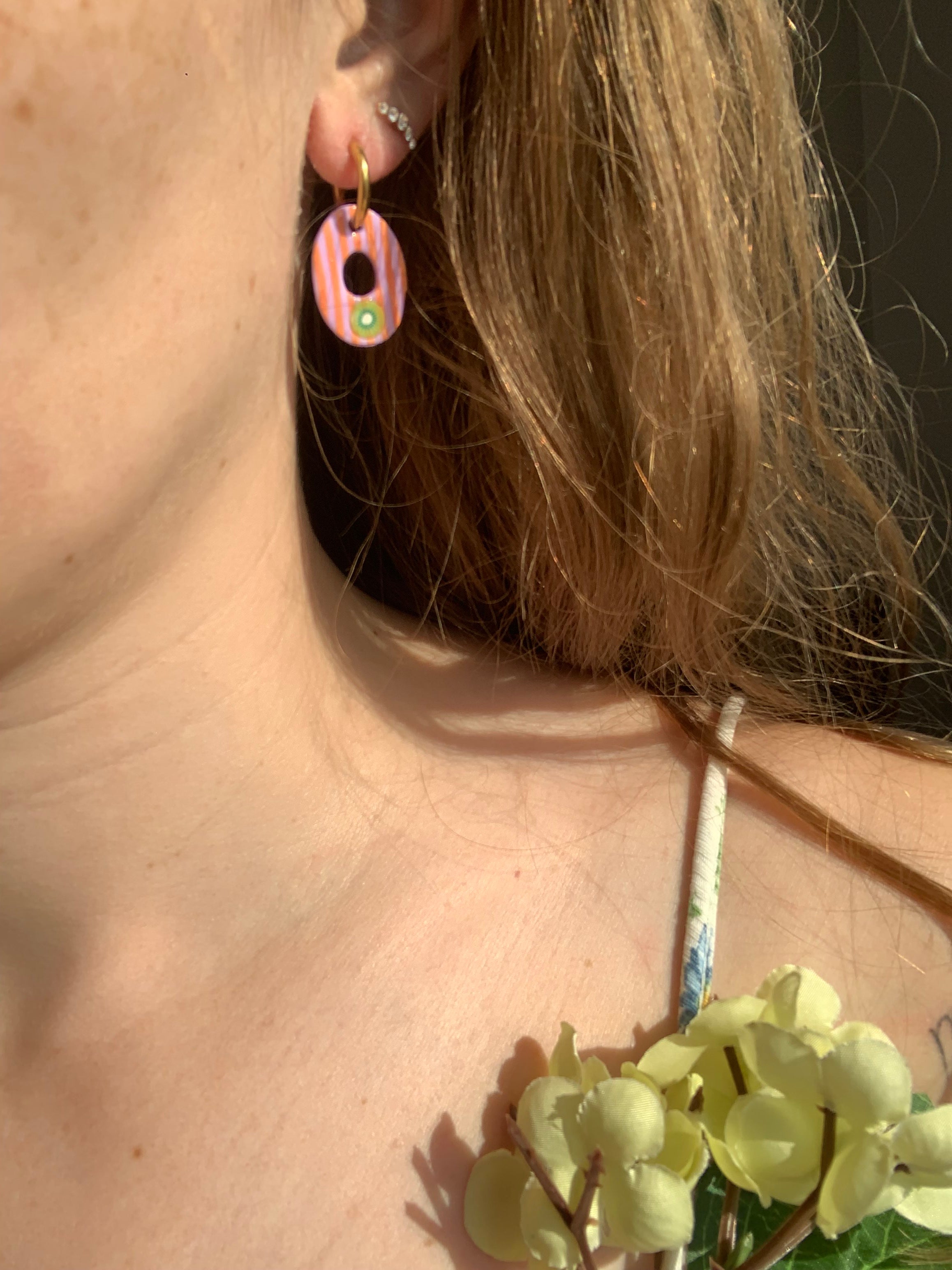 Boucles d'oreilles KIWI