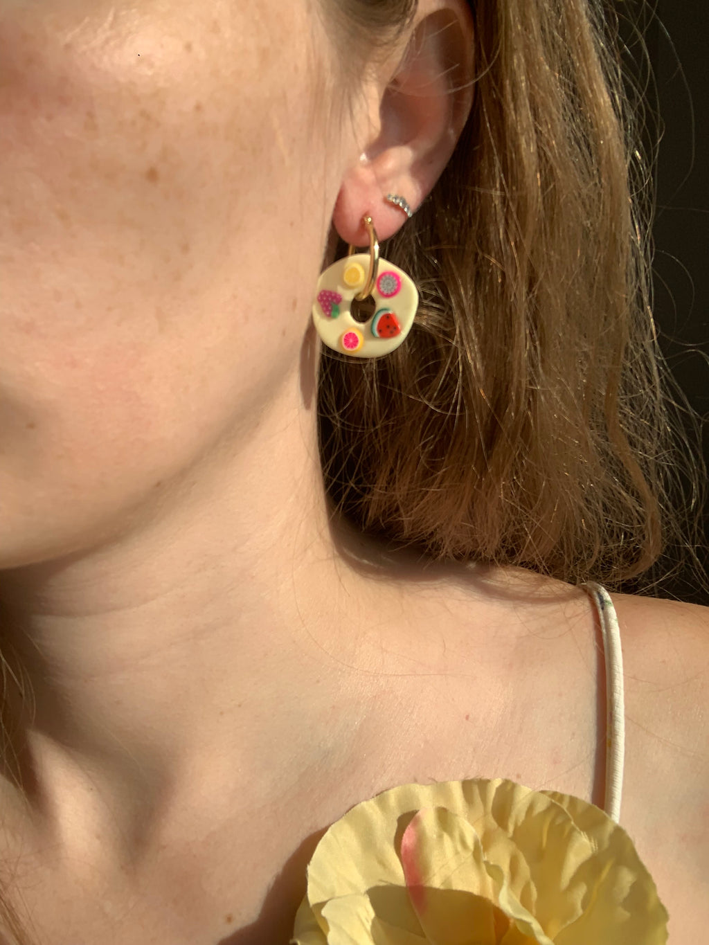 Boucles d'oreilles Fruitella - portées
