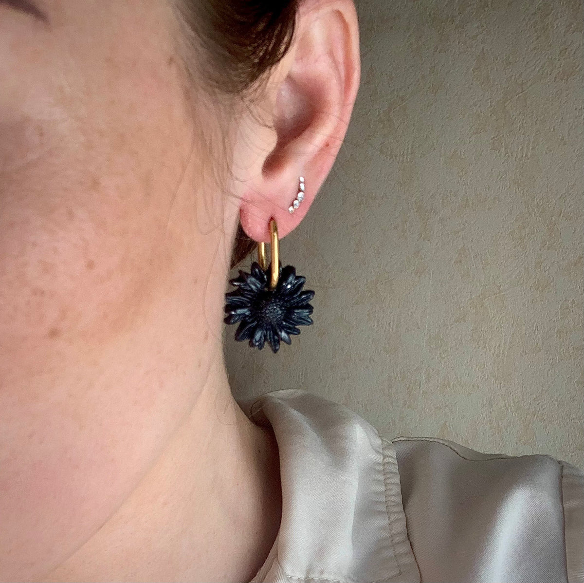Boucles d'oreilles DEATH FLOWER