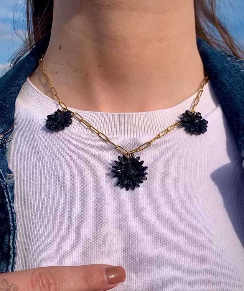 Collier DARK FLOWER