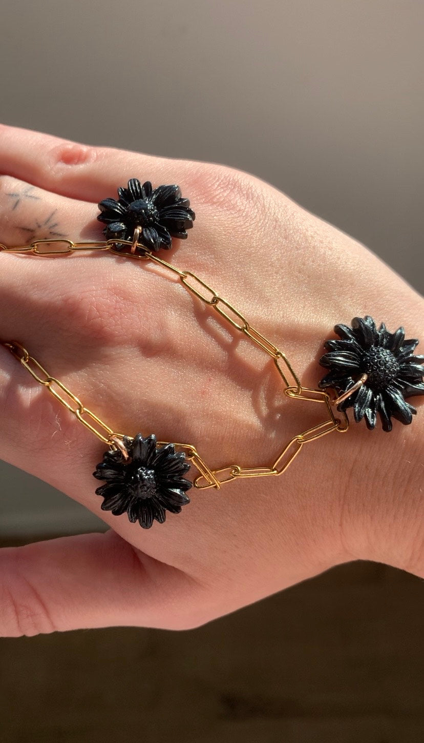 Collier DARK FLOWER