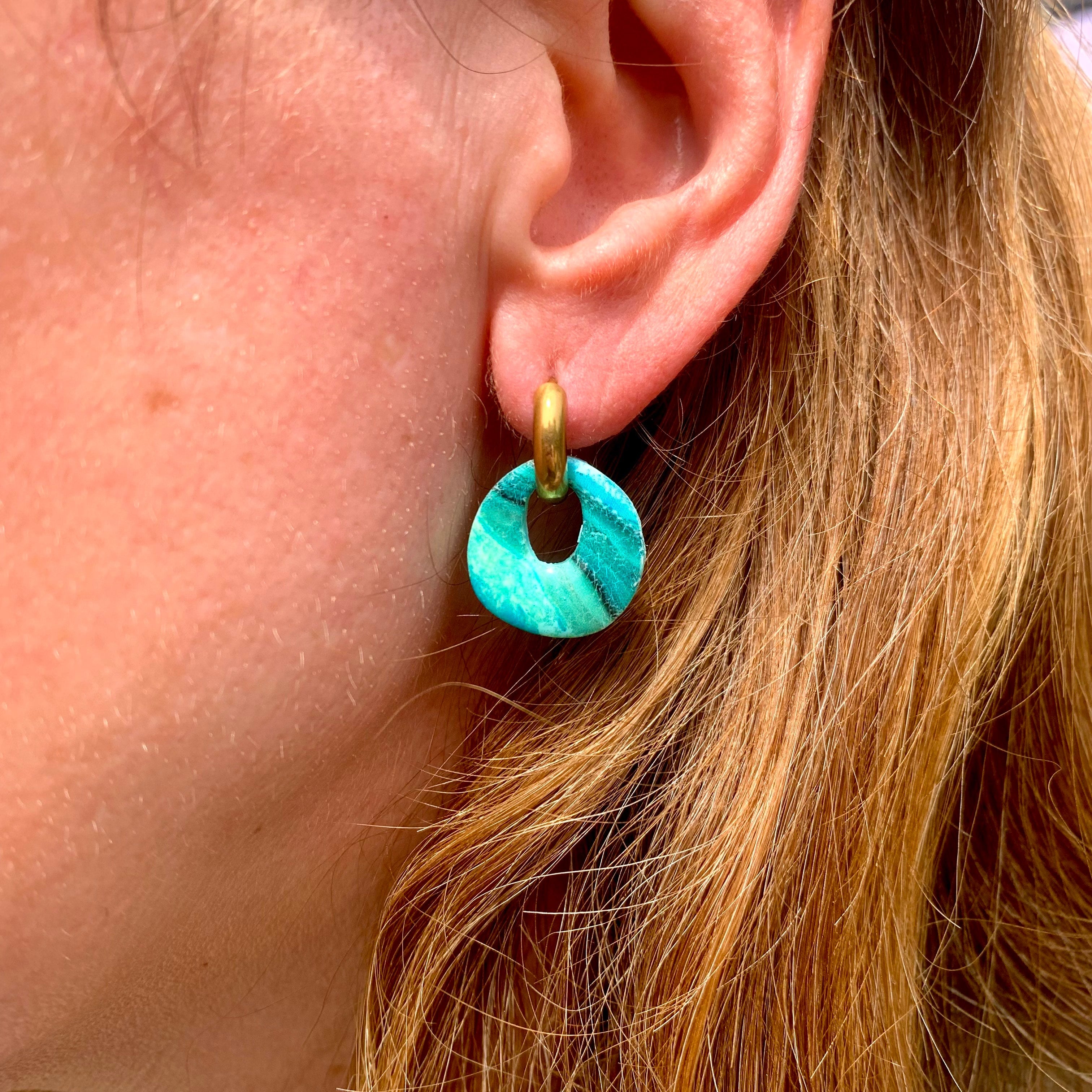 Boucles d'oreilles AQUA