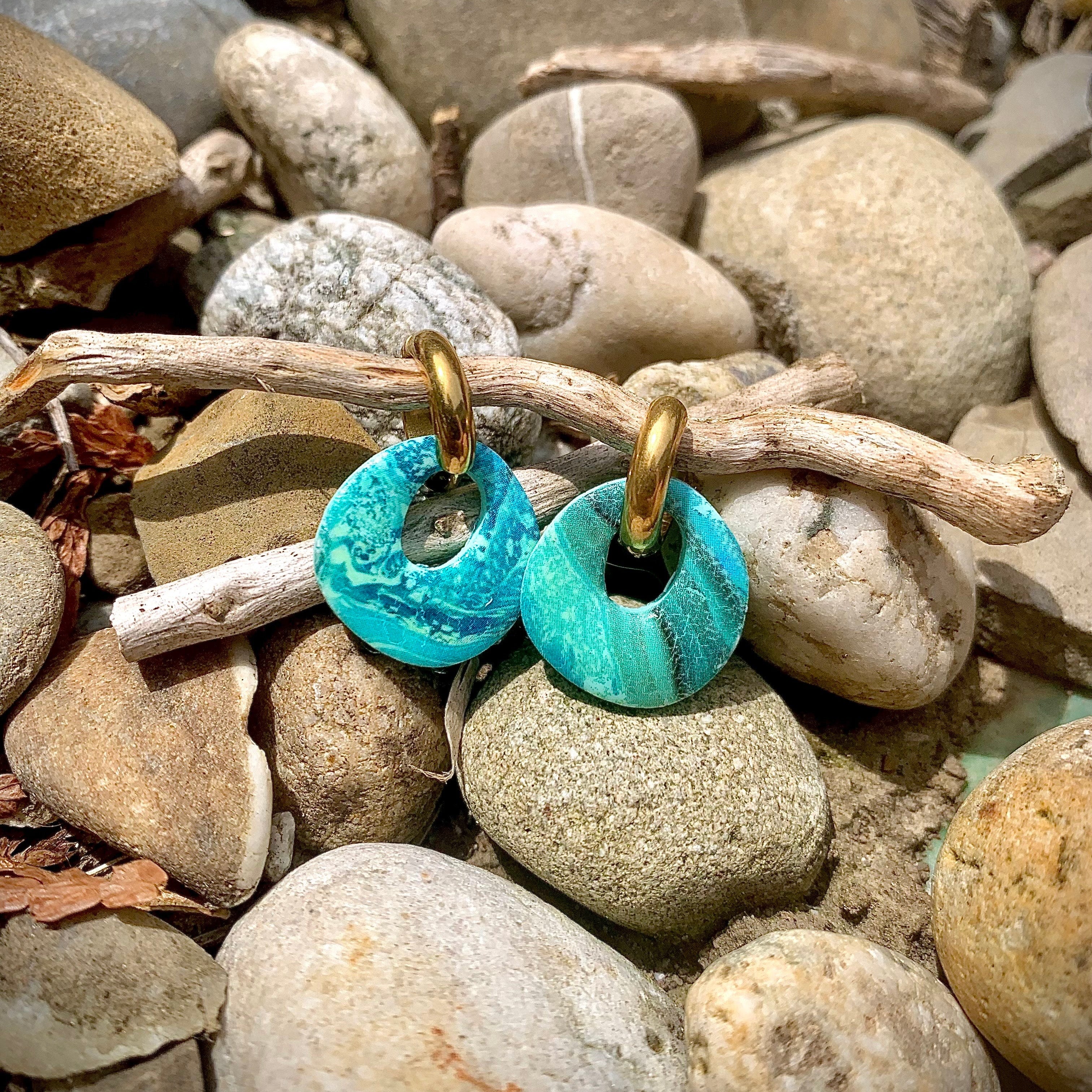 Boucles d'oreilles AQUA