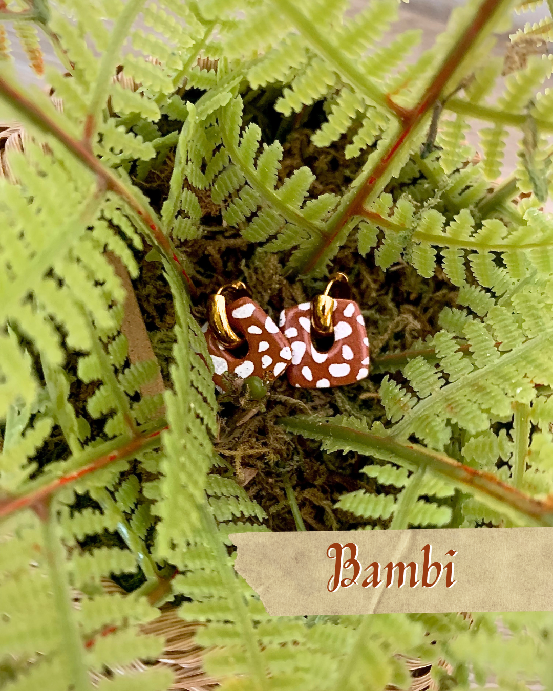 Boucles d'oreilles BAMBI