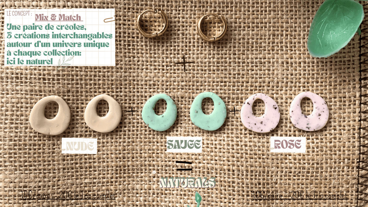 Concept Mix & Match NATURALS — Nude, Sauge, Rose