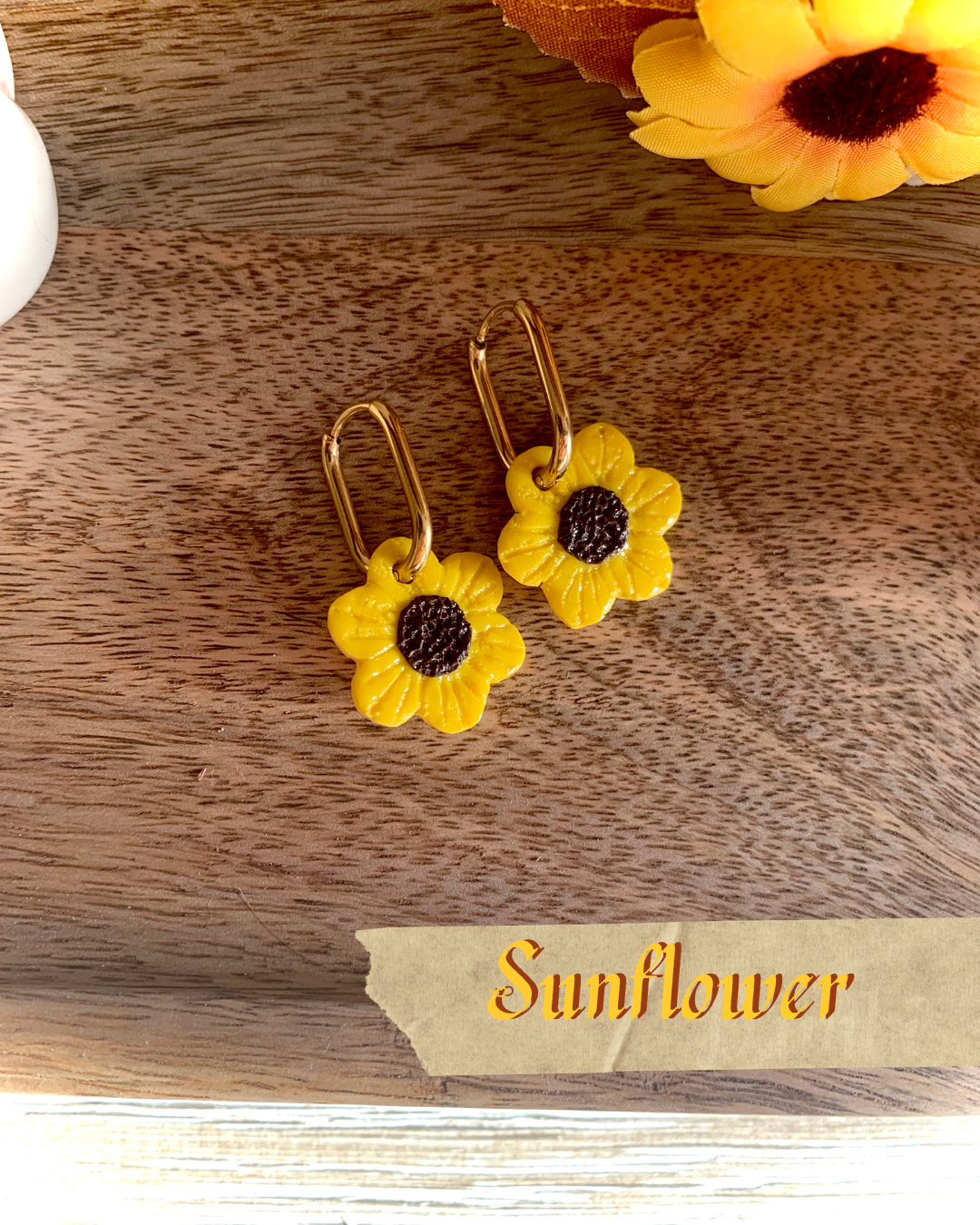 Boucles d'oreilles SUNFLOWER