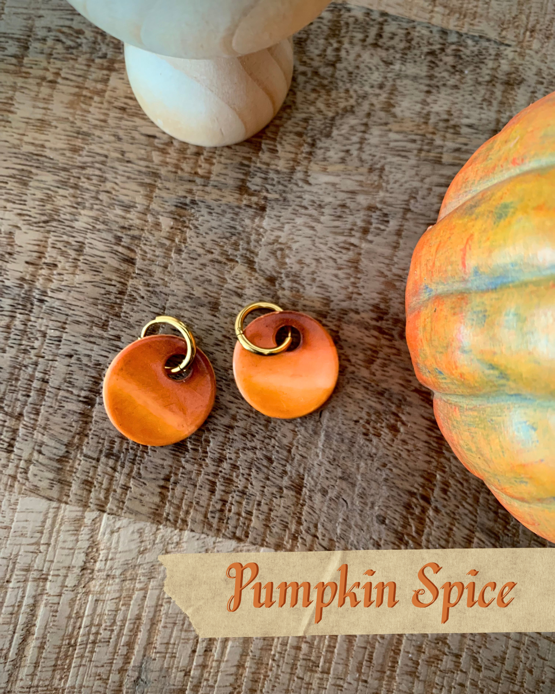 Boucles d'oreilles PUMPKIN SPICE